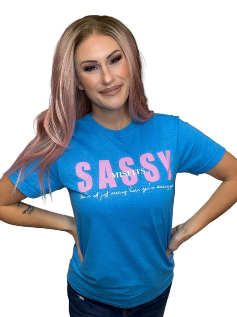 SASSY T-SHIRT BLUE