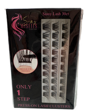 PRE-GLUED LASH CLUSTERS