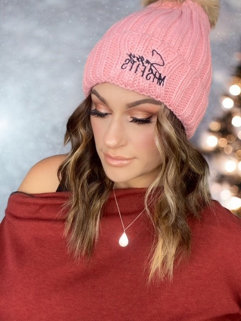 EMBROIDED WINTER BEANIE